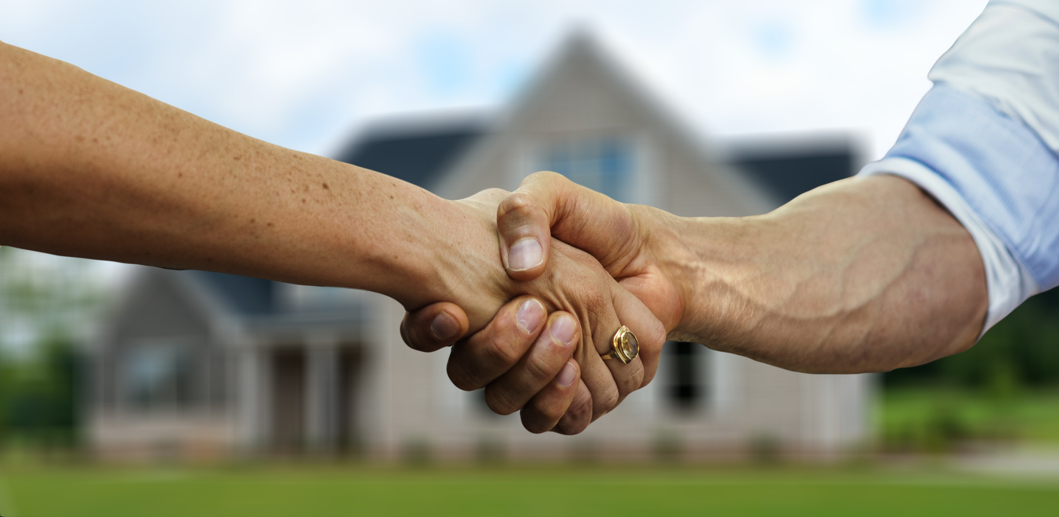 Shaking Hands After Selling a House